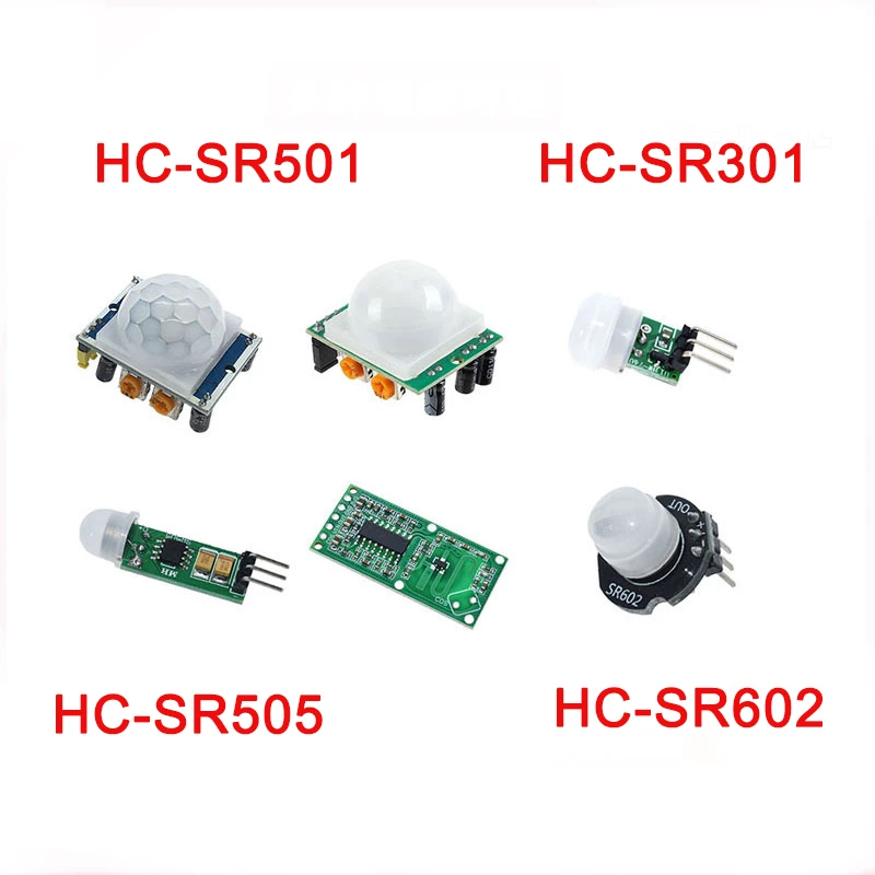 Sensor de movimiento Pir para arduino, módulo piroeléctrico IR, HC SR501 movimiento, SR301, SR505, SR602, 0516, - AliExpress