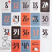 Ins baby день рождения месяц квази сокровище мать беременность недели фотосъемка памятная карта мать ремесленник capa-citor