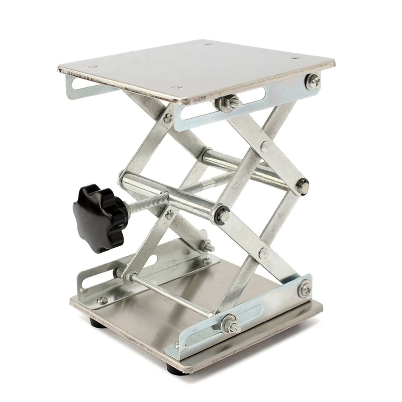 150 x 150Mm Stainless Steel Adjustable Laboratory Support Table Holder Laboratory Lifter