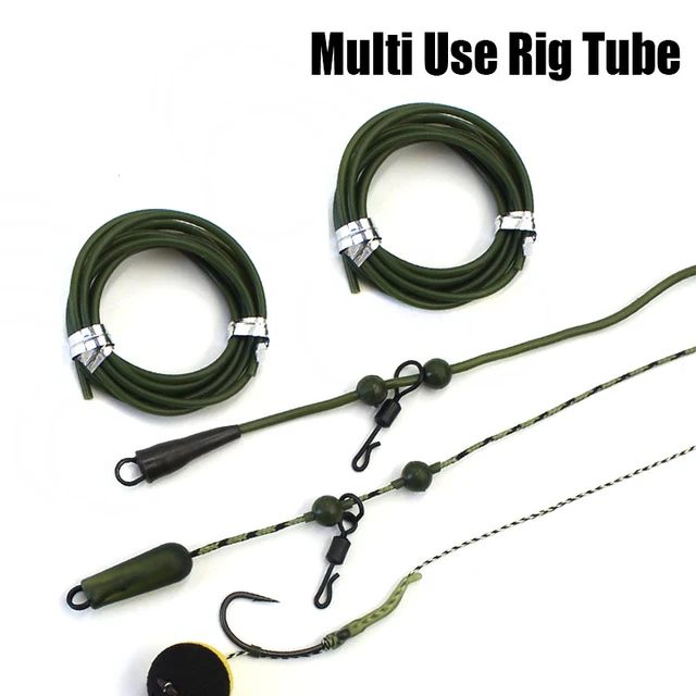 4pcs 1m Carp Fishing Gear Diy Silicone Soft Rigs Tube Sleeve