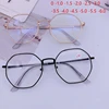 Men Vintage Anti Blue light Minus Glasses Frame With Degree Round Women Myopia Lens Nearsighted Glasses 0 -1.0 -1.5 -2.0 To -6.0 1