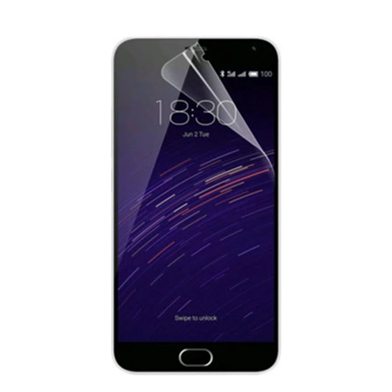 3 шт. Прозрачная мягкая пластиковая глянцевая Защитная пленка для экрана Meizu m6 note 8