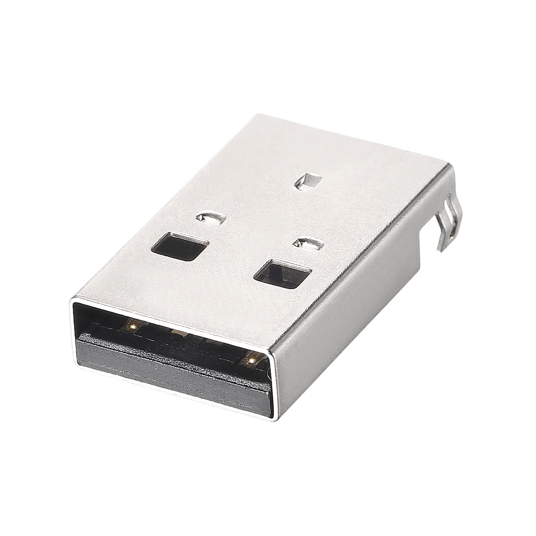 Uxcell 100 штук в наборе USB 2,0 Тип A входящий штекер разъем 4-контактный разъем 90 градусов для замены адаптера