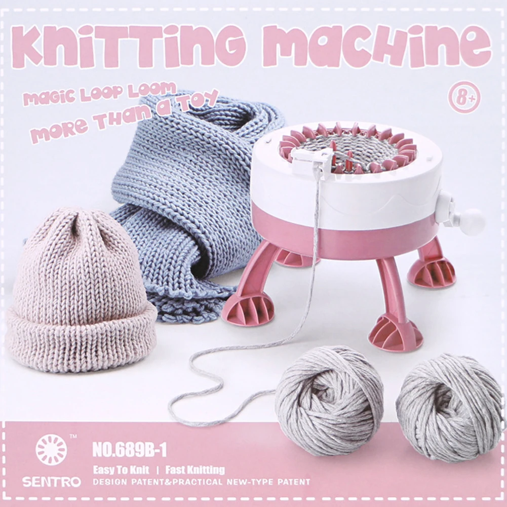 Round Loom 22-Needles Knitting Crocheting Machine DIY Handicraft Craft