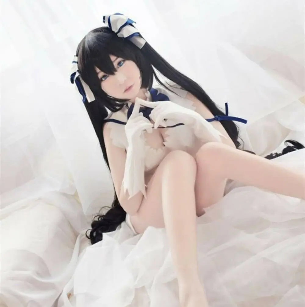 Nhật Bản Nhân Vật Anime Loli Hestia Kami Sama Sexy Hở Lưng Cosplay Đầm Full  Bộ Plus Kích Thước - Aliexpress Women'S Clothing