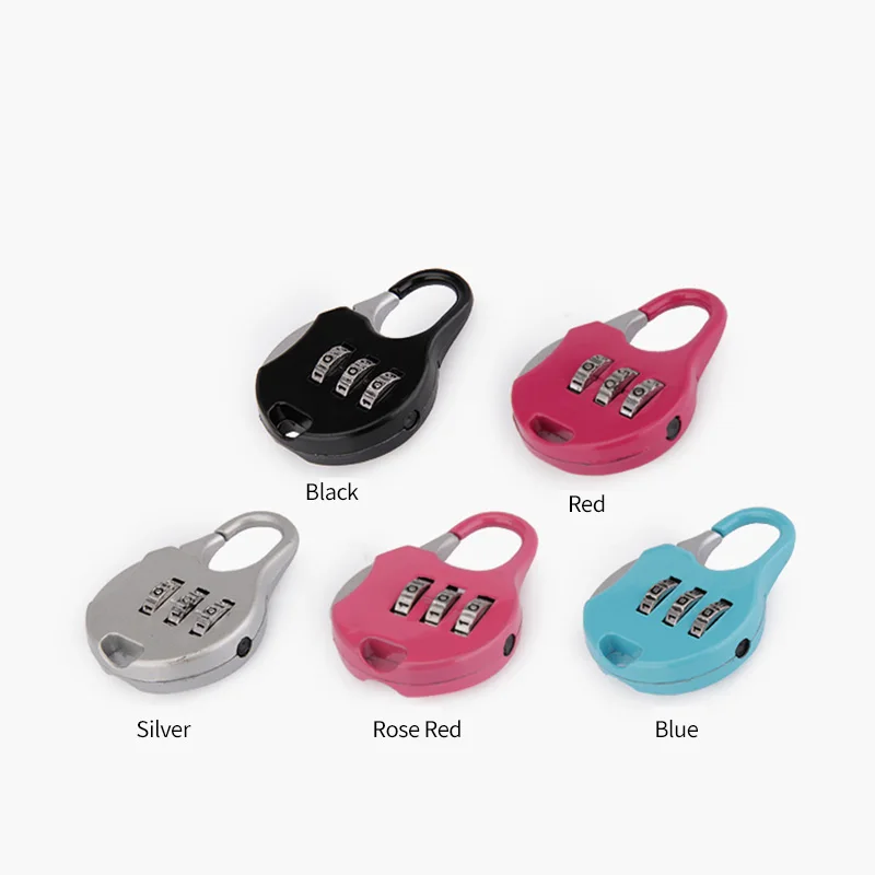 Password lock backpack luggage lock gym dormitory cabinet storage box padlock metal mini small padlock