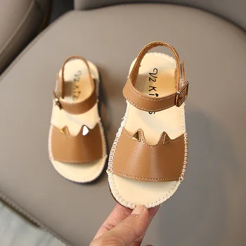 

2020 Summer Kids Sandals for Girls Baby Sandals Soft Leather Flowers Princess Girls Shoes Children Beach Sandals Toddler Shoes