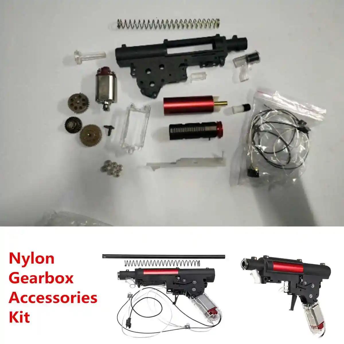 Conjunto De Upgrade Gearbox Calço Anel o óleo jinming Gen 8 9 10 M4a1 Acr Gel Bola Blaster