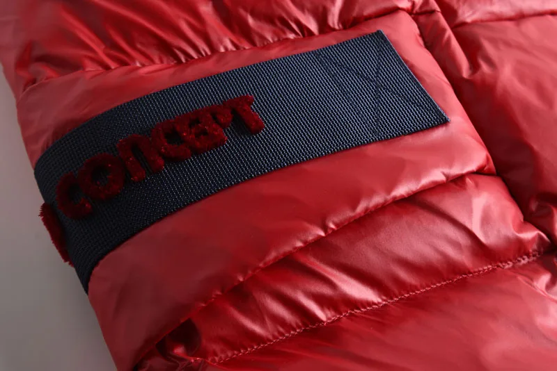 Women Down Vest Winter Hooded Glossy Thicken Warm 90% White Duck Down Jacket Ladies Fashion Contrast Color Winter Outwear