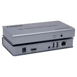 4K 120M HDMI KVM удлинитель USB HDMI IR KVM удлинитель от CAT5e/6 HDMI 1,4/HDCP1.4 с приемником передатчика