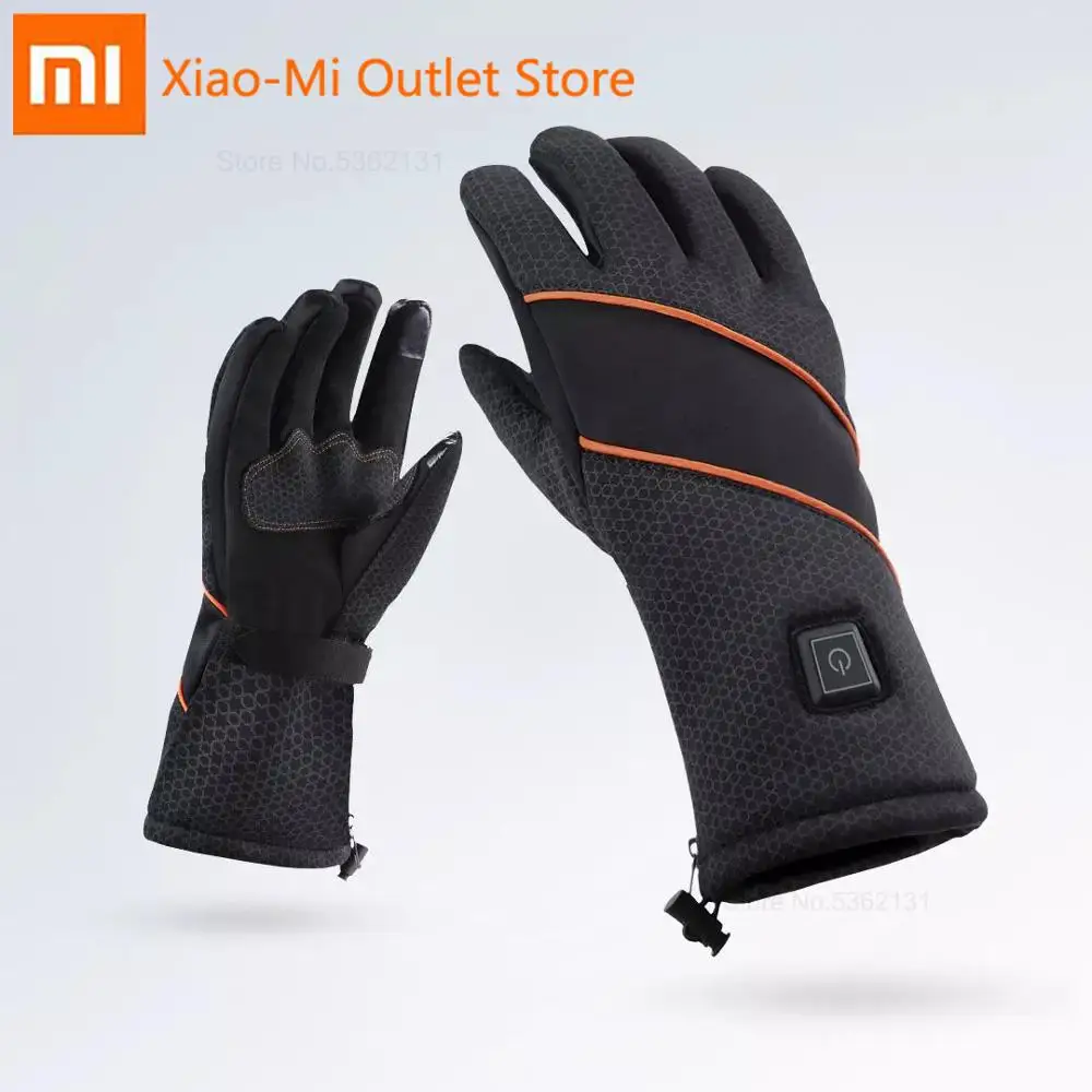 

Xiaomi Youpin PMA Smart Heating Gloves Fingertip Touchscreen Three Gears Temperature Control Rapid Heating Waterproof Fabric