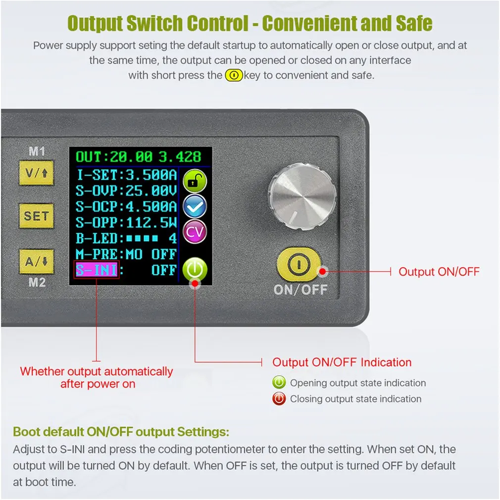 DPS3005-USB-BT Communication Function Constant Voltage Current Step-down Power Supply Module Voltage Converter LCD Voltmeter