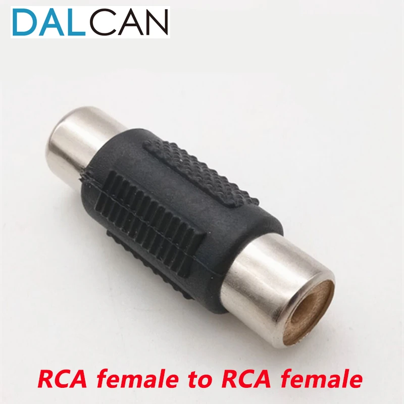 DALCAN 2/5Pcs Straight end RCA female to Audio Video Cable Jack Plug Adapter Connector | Обустройство дома