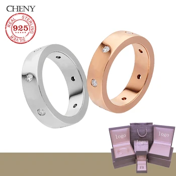 

cheny s925 sterling silver rings personality classical style anniversary birthday gift fashion jewelry for womens