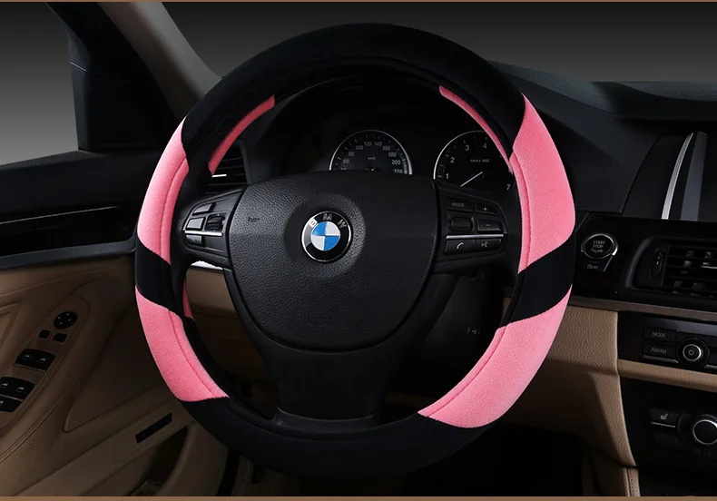 Пекин современный Ix35 Yuet Move Rena имя рисунок Elantra Ix25 зимние короткие плюшевые крышки рулевого колеса