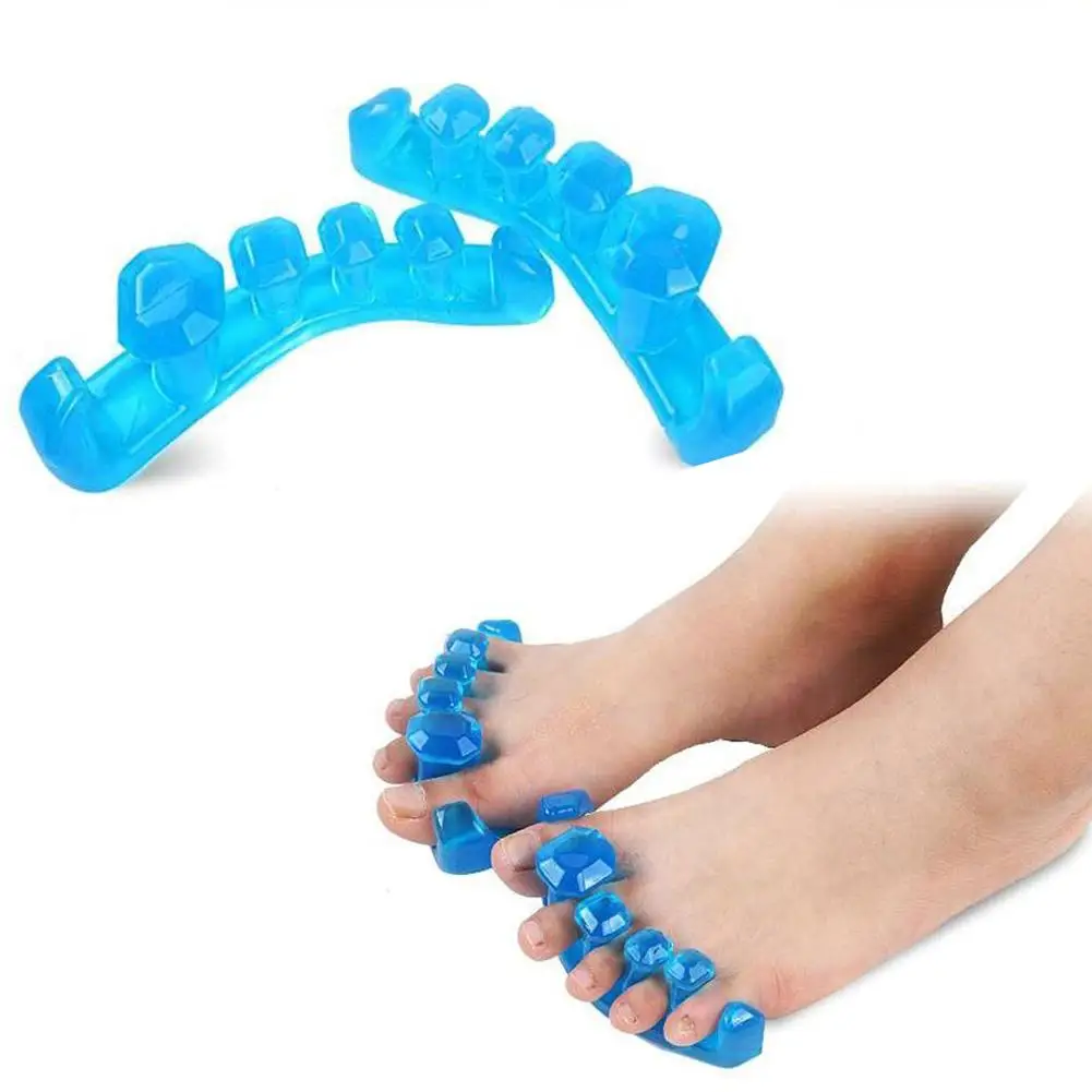 

2 pcs Gel Toe Stretcher Separator for Fighting Bunions Hammer Toes Plantar Fasciitis Valgus Corrector Orthotics Stretchers