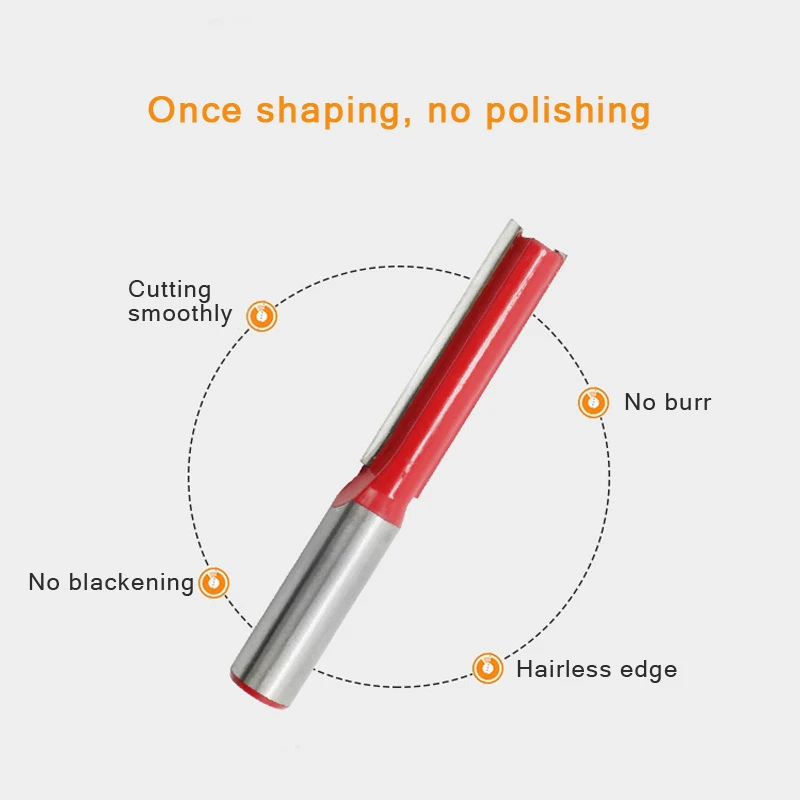 LAMEZIA 1/2" Handle Lengthen Directly Alloy Cutter Head Carpentry Slotting Tool Carving Machine Tooth Blades For Woodworking