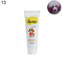  80g Pet Dog Cats Animals Hair Bright Coloring Dyestuffs Dyeing Pigment Agent Supplies Hair Coloring Safe Dog Accessories 