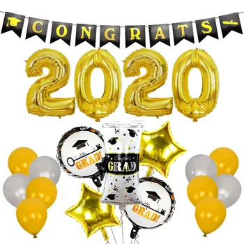 

2020 Graduation Party Decoration Supplies Grad Hanging Swirls Graduation Banner Set