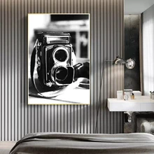 

Classic Vintage Camera Retro Canvas Painting Posters and Prints Art Wall Decor Pictures Living Room Bedroom Home Decoration