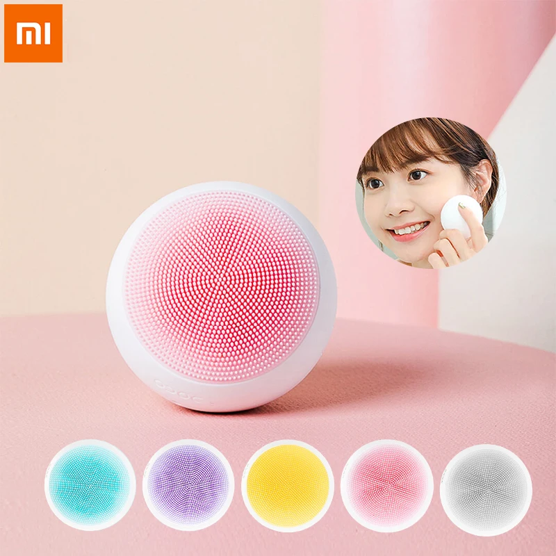 

Xiaomi DOCO Electric Face Cleansing Brush MIJIA Ultrasonic Silicone Skin Facial Care Tool USB Powered Facial Cleansing Device