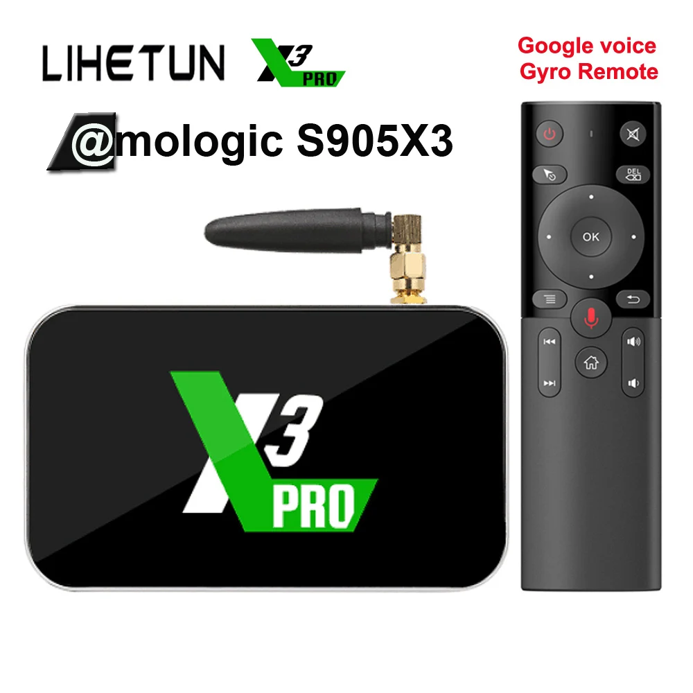 ТВ-приставка X3 PRO X3 cube Amlogic S905X3 Android 9,0 2 ГБ 4 ГБ DDR4 16 ГБ 32 ГБ rom 2,4G 5G WiFi 1000M LAN Bluetooth 4K HD телеприставка