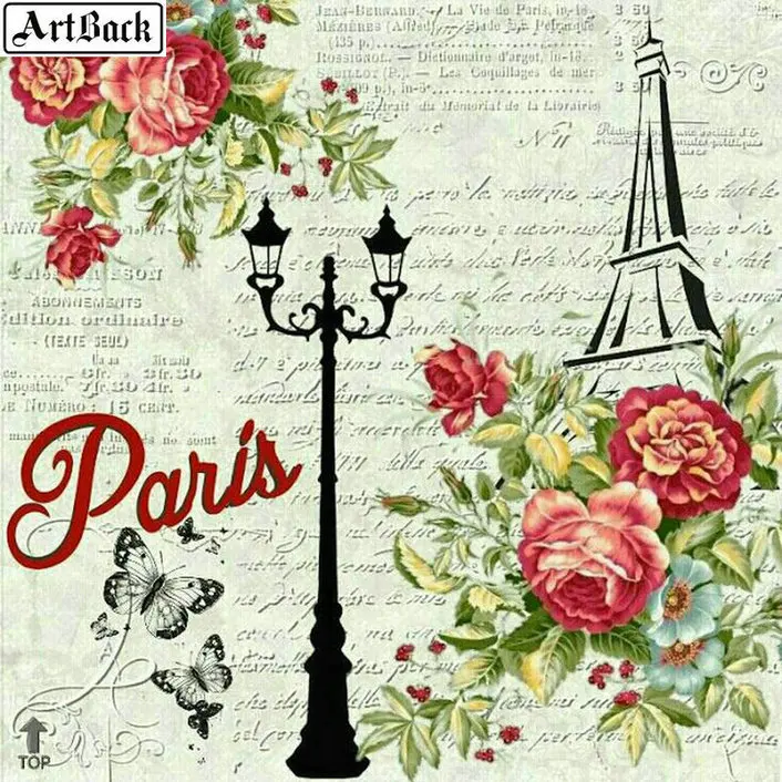 12 style city landscape sticker diamond painting Paris 5d full square round rhinestone mosaic crafts home decoration | Дом и сад
