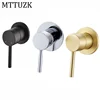 Brass Shower Valve Shower Faucet Diverter Control Valve Wall Mounted Mixer Valve for Spout Shower Head/Spout Basin Faucet 1