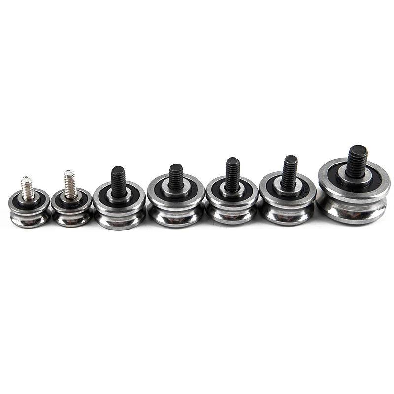 SG15 SG20 SG25 SG66+M5 M6 M8 Screw U Groove Bearing Steel Pulley Ball Bearings Track Guide Roller Bearing
