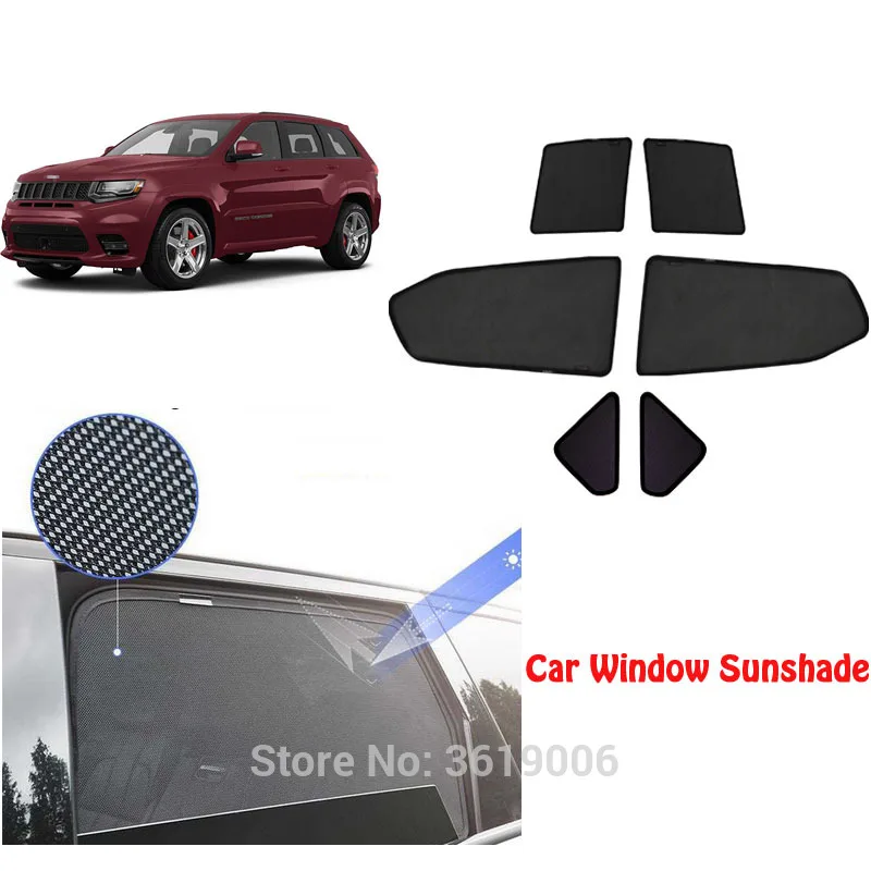 Высококачественная Автомобильная шторка для Jeep Compass 2008-2015 6 шт. магнитная от