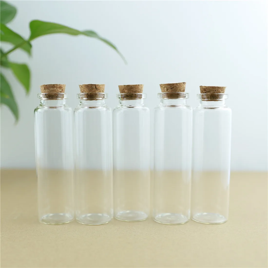 12 Pack 50ml Small Glass Bottles with Cork Stopper, Mini Jars With