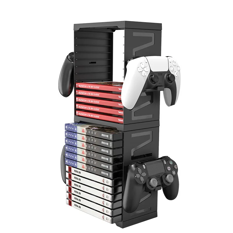 PS5,Xbox,CD,2層,ゲームパッド,コントローラーホルダー,スイッチアクセサリー用の収納ボックス AliExpress Mobile
