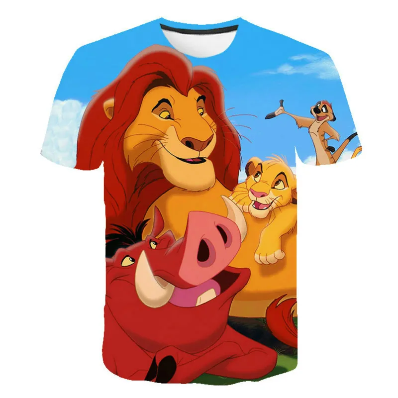 Camiseta de dibujos animados en 3D para niños y niñas, playera personalizada informal a la moda, 2021