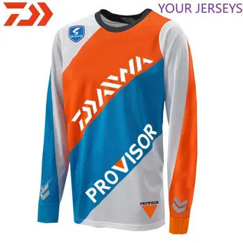 

2020 DAIWA Autumn Long Sleeve Fishing Clothing Size XXS-5XL Sports Shirt Quick-Drying Anti-UV Sun Jersey Winter Clothes Pesca