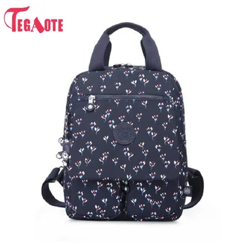 

TEGAOTE School Backpack For Teenage Girl Mochila Feminina Women Backpacks Nylon Waterproof Casual Laptop Bagpack Female Sac A Do