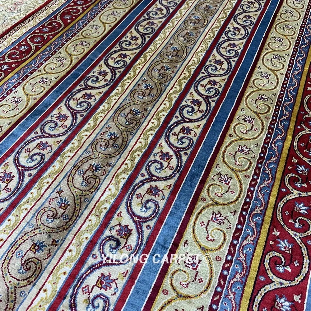 YILONG 3'x5' ручной работы восточные КРАСОЧНЫЕ КОВРЫ изысканный турецкий современные шелковые ковры(HF233B