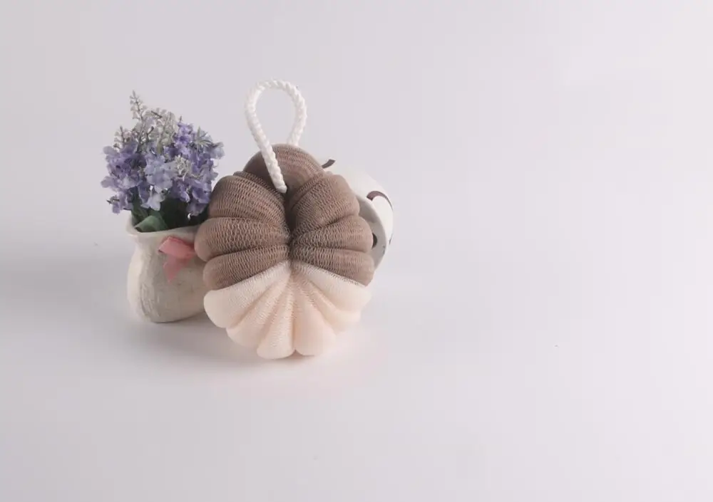 Североевропейский стиль цвет Loofah большой размер стиль черепаха сетчатая губка анти-рассеянная щетка для ванной qi pao wang подарочный набор Acce