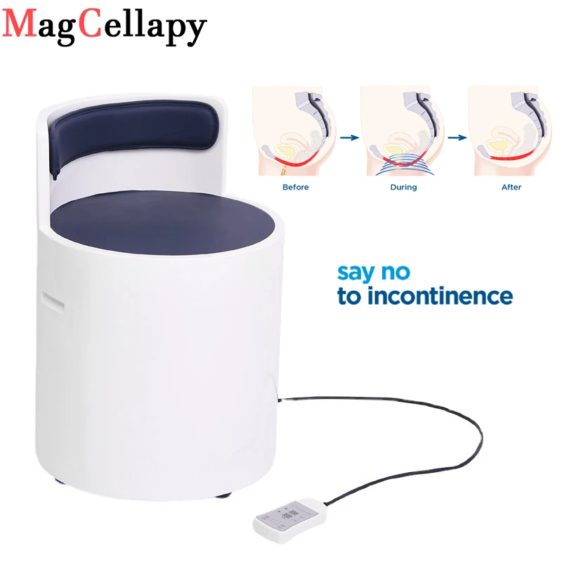 Electromagnetic Pelvic Floor Repair Chair Non-invasive Treatment Strengthen Pelvic Floor Muscle for Incontinence Diastasis Recti tighten your private part muscles ems pelvic floor muscle chair happiness massage chair improves urinary incontinence