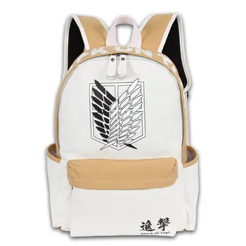 

Anime Attack on Titan Tokyo Ghoul Tototro Cosplay Canvas Backpack Travel Shoulder Bag Student School Bag Rucksack Gift