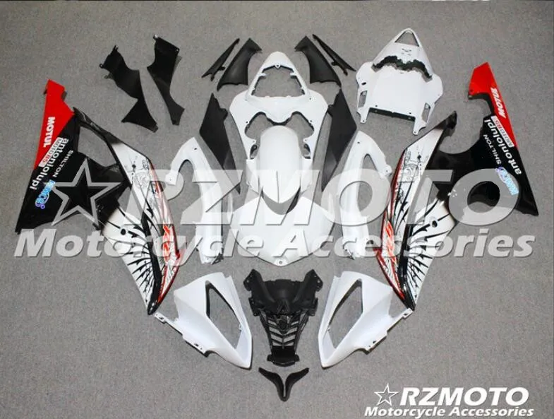 Набор впрыскивателей Мотоцикл Обтекатели Fit для YAMAHA YZF-R6-600 2008- 08-16 обтекатель КУЗОВ женский костюм из двух вещей черно-белый костюм красный Прохладный