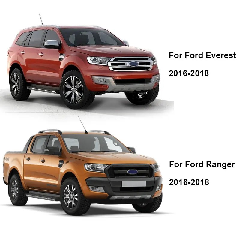 YCSUNZ карбоновая Крышка для дверной ручки наклейка аксессуары Ford Everest Ranger wildtrak T7 2017