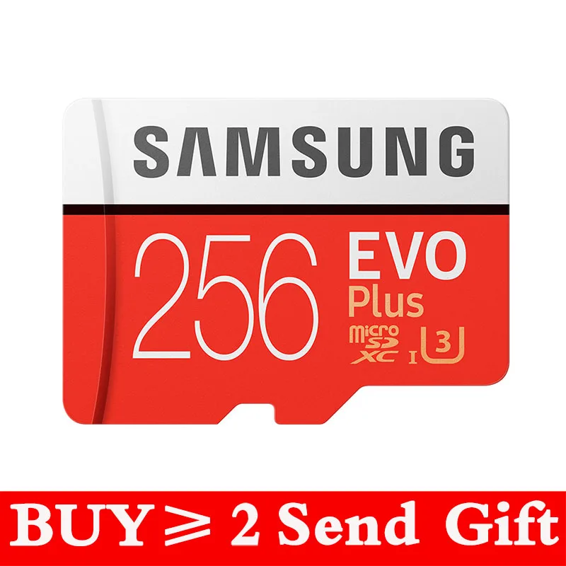 4gb sd card 100% Original SAMSUNG EVO+ Micro SD Card 128GB 16G 32GB Class10 SDHC SDXC UHS-1 Memory card 256GB MicroSD TF Card 64GB 80MB/s sandisk 16gb memory card Memory Cards