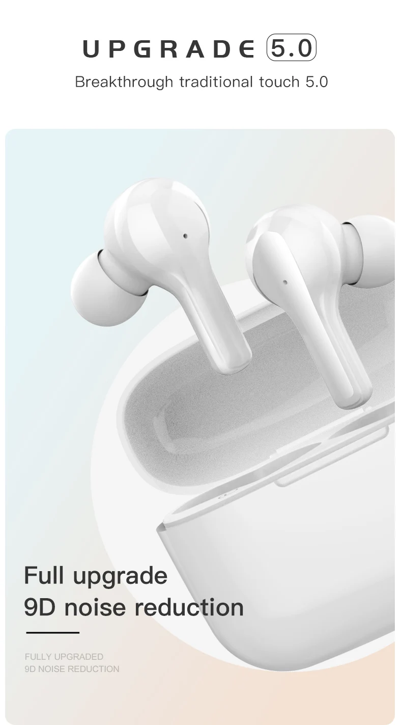 TWS True Wireless Bluetooth 5 0 Headphones Earphones Earbuds in ear Waterproof IPX7 for iPhone Xiaomi Huawei One Plus