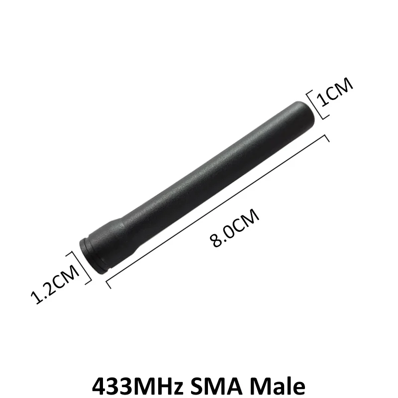 2 шт 433MHz Антенна 3dbi SMA разъем 433 mhz antena резиновая антенна для беспроводного гидрометра гасметр Lorawan Emeter