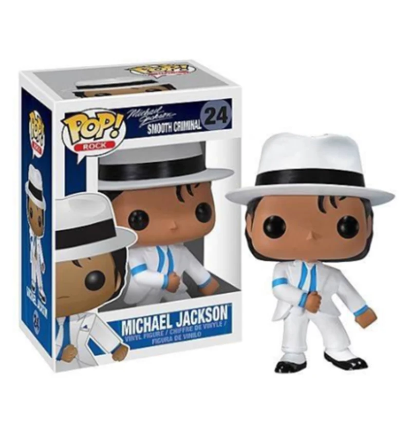 FUNKO POP Майкл Джексон Гладкий Criminal BEAT IT BILLIE JEAN BAD Виниловая фигурка куклы Коллекция экшн-игрушки подарки для детей