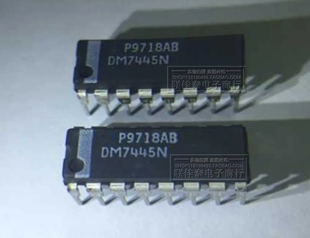 

10Pcs DM7445N 7445 Original In Stock DM5445/DM7445 BCD to Decimal Decoders/Drivers IC NEW