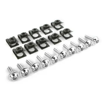 

Universal Fastener Clips Screw For motorcycle bikes scooters 20pcs/Set Aluminum New High quality Durable