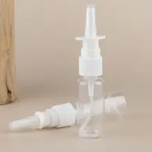 

2pcs 10ml/20ml/30ml White Empty Plastic Nasal Spray Bottles Pump Sprayer Mist Nose Spray Refillable Bottle For Medical Packaging