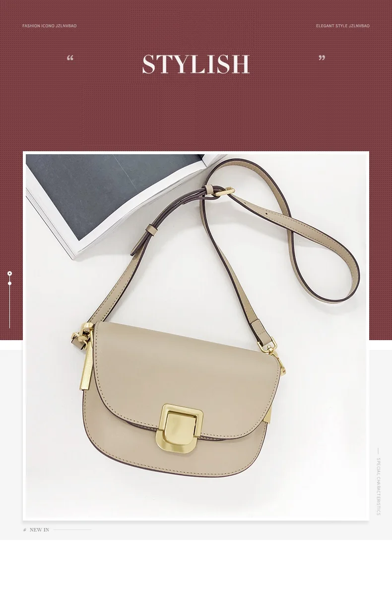 Jonlily женская натуральная кожаный седельный мешок Shoulderbag Женская модная сумка-мессенджер через плечо ежедневный кошелек для подростков-KG254
