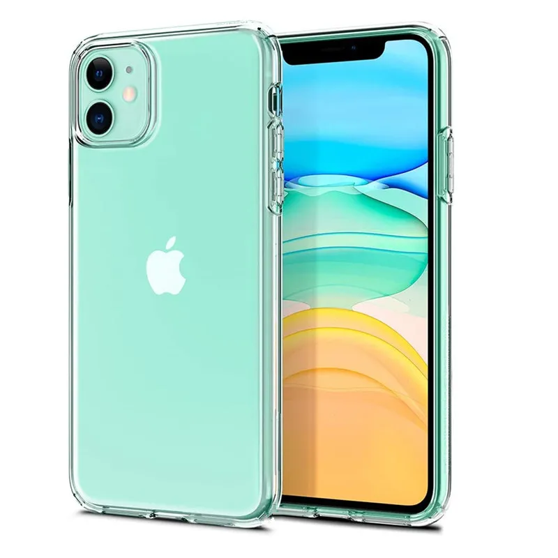 Luxury Funda Cases For iphone XR X XS Max 6 6S 7 8 Plus Cover Crystal Clear Soft Tough Bumper Phone Case 11 Pro MAX Coque |